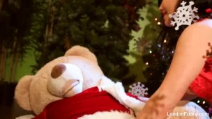 London Keyes foda de Natal safada