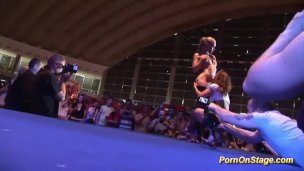 lesbian porn orgy in public