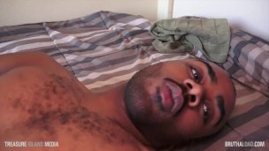 Egyptian stud strokes his big dick