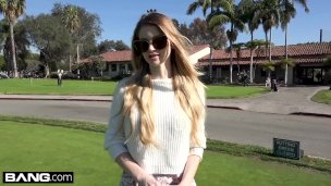 Nadya Nabakova puts her pussy on display at the golf course0
