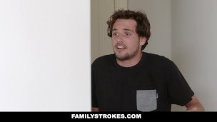FamilyStrokes - Curvy Stepmom Gets Fat Ass Poked by Son5