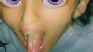 Blowjob from anime cartoon girl who likes suck random guys.