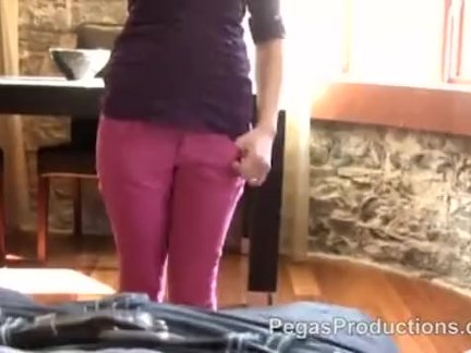 POV panty job amateur