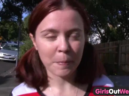 Vegetables in her hairy cunt