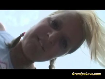 Grandpapa pays honey for fuck