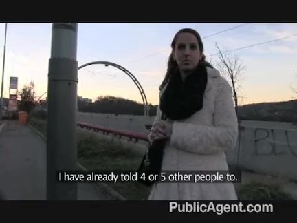 PublicAgent - Ginger girl fucks a stranger