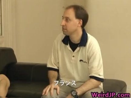 Супер горячая японский детки делать странный секс