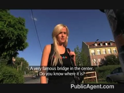 PublicAgent - Long haired sexy blonde fucked