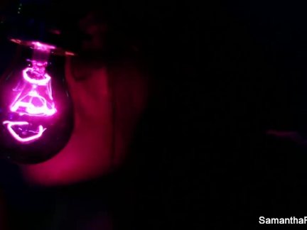 Samantha Saint Lesbian Black Light