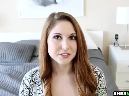 Phat ass pale redhead Rose Red loves bigcock