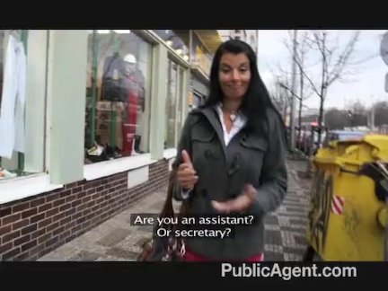 PublicAgent - Hot brunette MILF great tits