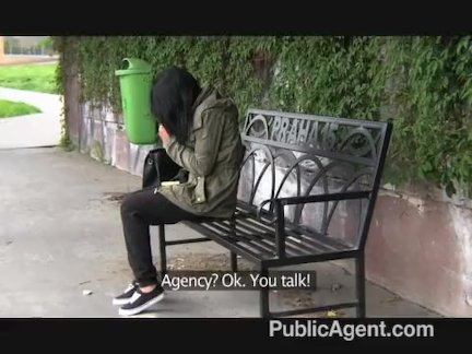 PublicAgent Sexy raven haired beauty