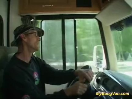Her first bangbus anal gangbang