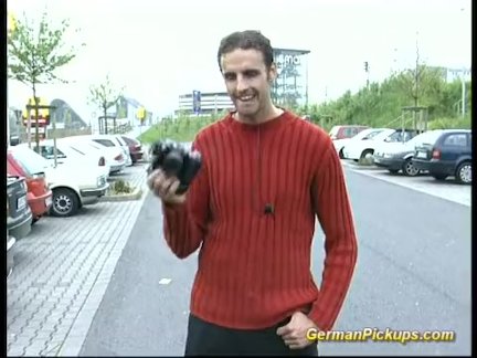 Pick up german Blonde for her first anal