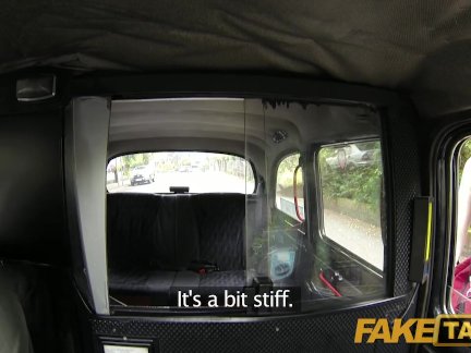 FakeTaxi - Elegant ginger women fucks driver