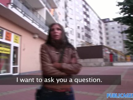  PublicAgent - Hot brunette wife fucking