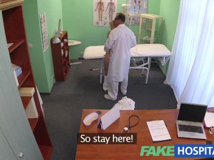 FakeHospital Medical student shows off