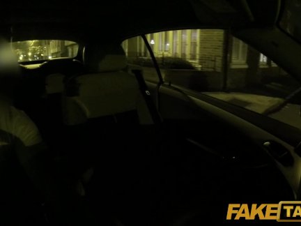 FakeTaxi - Brunette sucking and fucking