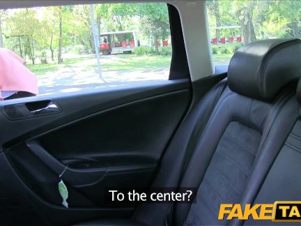 FakeTaxi - Brunette fucked behind by taxi