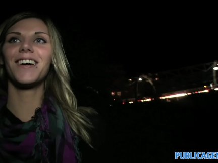 PublicAgent - Hot tall babe spreads her legs