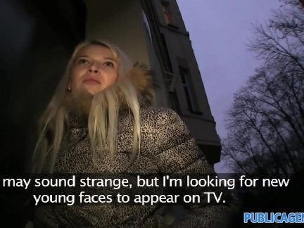 PublicAgent - Hot blonde fucking big fat cock