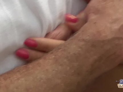Lucky old perv assfucks young blonde Nikky T