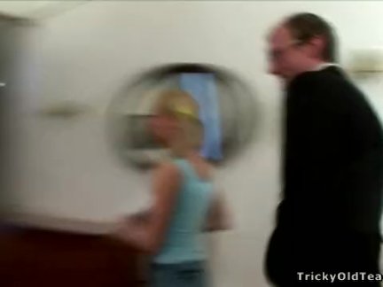 Tricky Old Teacher - Gorgeous blonde chick