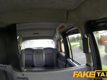 FakeTaxi Young Czech blonde in back of taxi