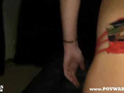 POV Wars fit redhead fucks 5 guys in a row 5