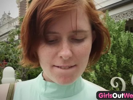 Girls Out West - Busty dykes lick hairy cunts