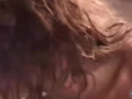 Slutty blonde watching redhead hard fucked