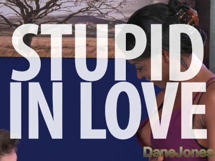 DaneJones Black babe teases stud
