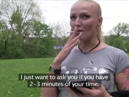 PublicAgent Glamour model with big tits fucks