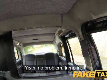 FakeTaxi Babe in heels with big natural tits