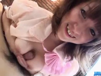 Hiromi Japanese schoolgirl enjoying hardcore