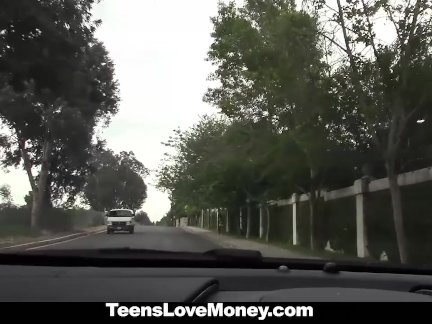 Busty Ebony Getting Fucked For Extra Cash