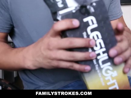 Step-Sister Fucks Brother With A Fleshlight