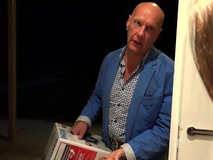 Home alone teeny lets in old stranger and fuc