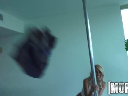 Mofos - Janice Griffith loves her new pole