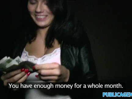 PublicAgent Czech girl loves sex in the dark