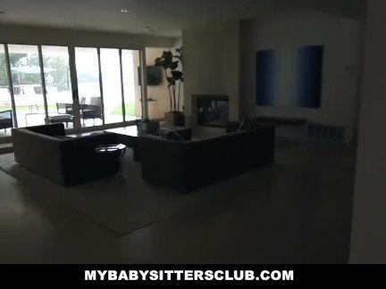 Petite Babysitter Pacified By A Big Cock