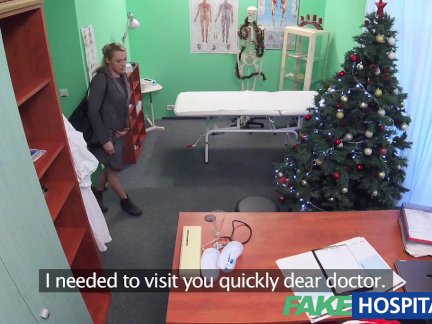 FakeHospital Doctor Santa cums twice