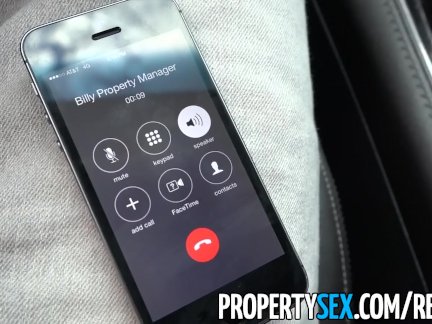 PropertySex - Hot chick busted fucks landlord