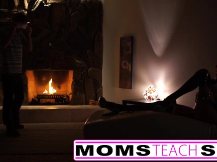 StepMother fucks son and tiny Latina girlfriend