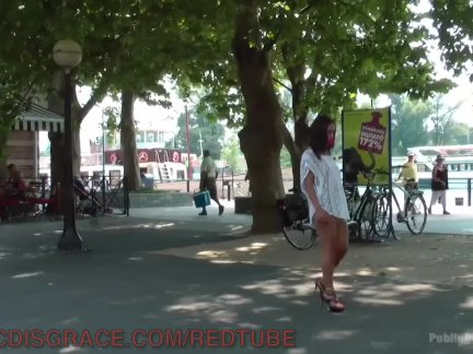 Outdoor Fucking Leaves Her Covered In Cum