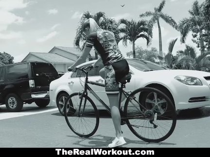 TheRealWorkout- Blonde biker Stretched and fucked