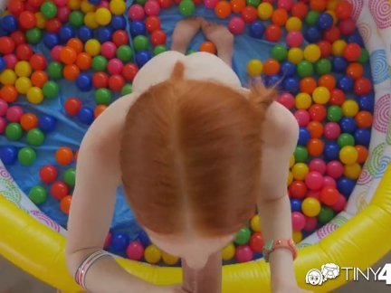 Tiny4K - Tiny redhead Dolly Little has her dripping wet fire crotch fucked