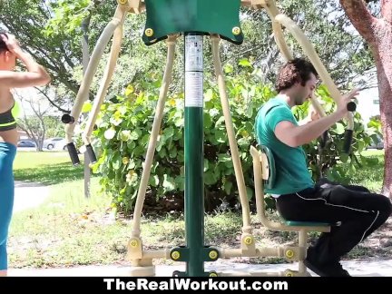 TheRealWorkout - Busty Crystal Fucked After Her Workout