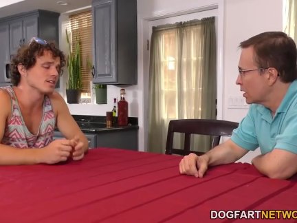 Cuckold brother and dad watch Lana Rhoades takes BBC