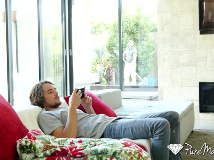 PureMature - Stepmother Olivia Austin seduces stepson at family holiday
